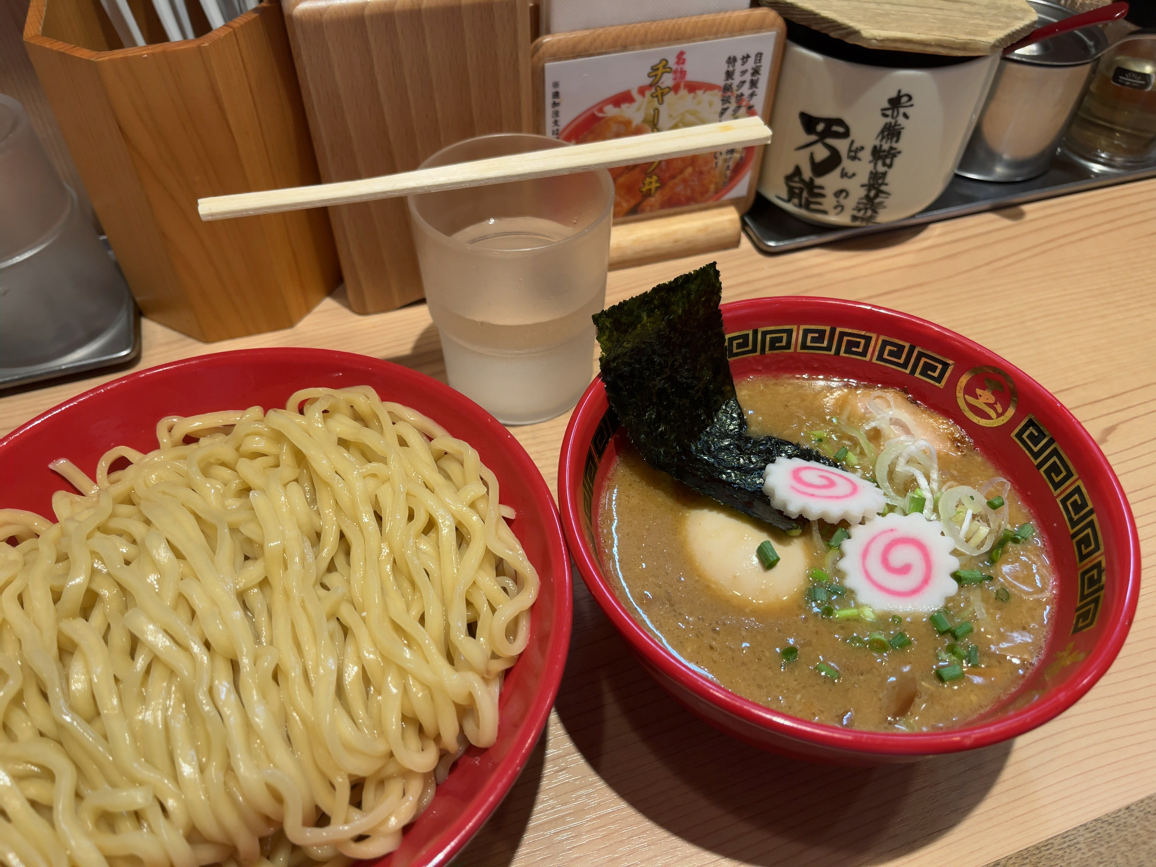 玉 赤備 味玉豚鶏中華そば 中盛り